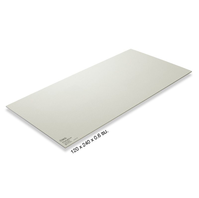 ฝ้า สมาร์ทบอร์ด เอสซีจี รุ่นขอบเรียบ สีซีเมนต์ ขนาด 120X240X0.6 ซม.