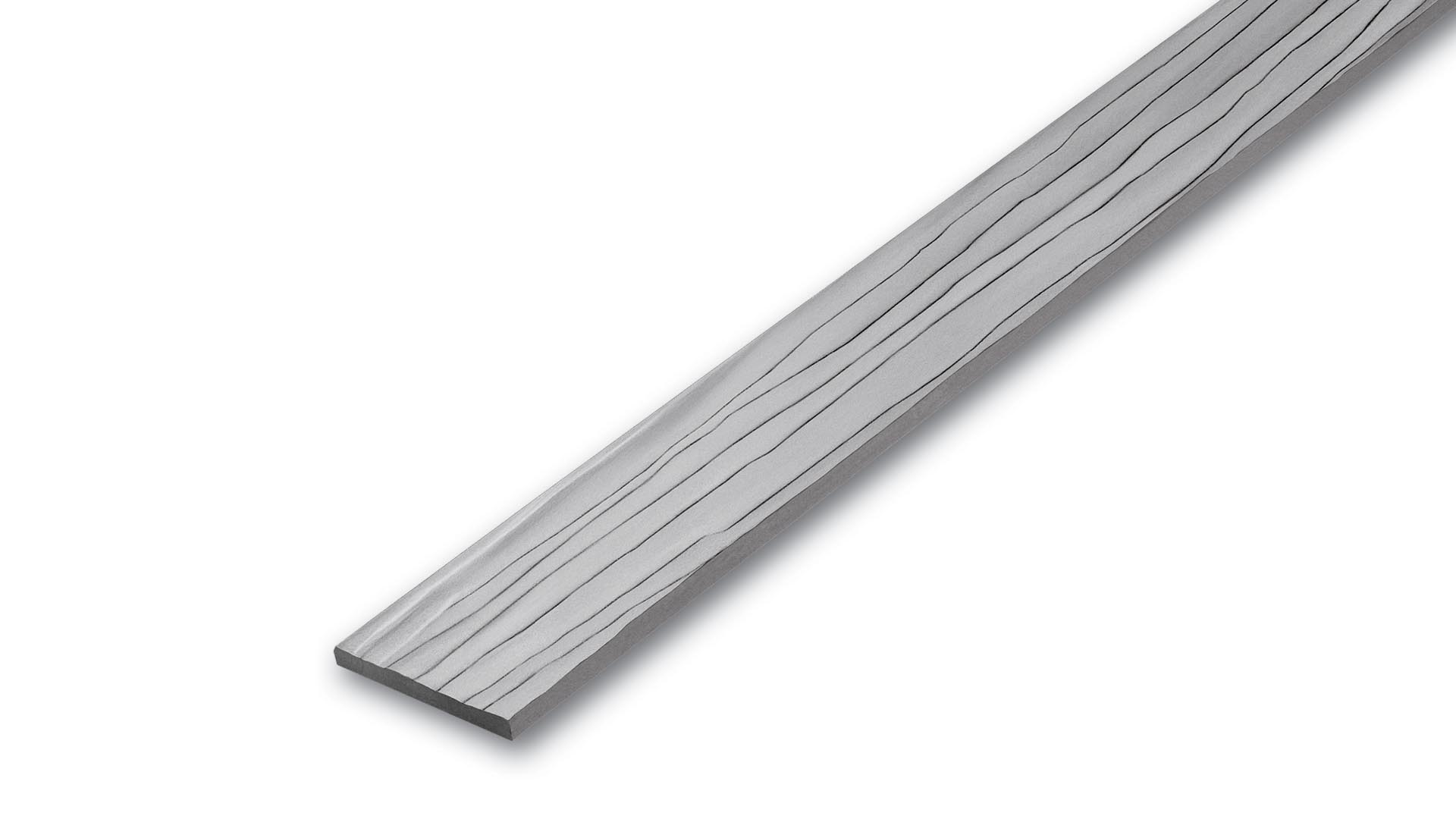ไม้ระแนง เอสซีจี รุ่นลายไม้ สีซีเมนต์ ขนาด 7.5x300x0.8 ซม.
