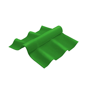 ครอบสันปรับมุม SCG รุ่น ลอนคู่ ตัวล่าง สีเขียว