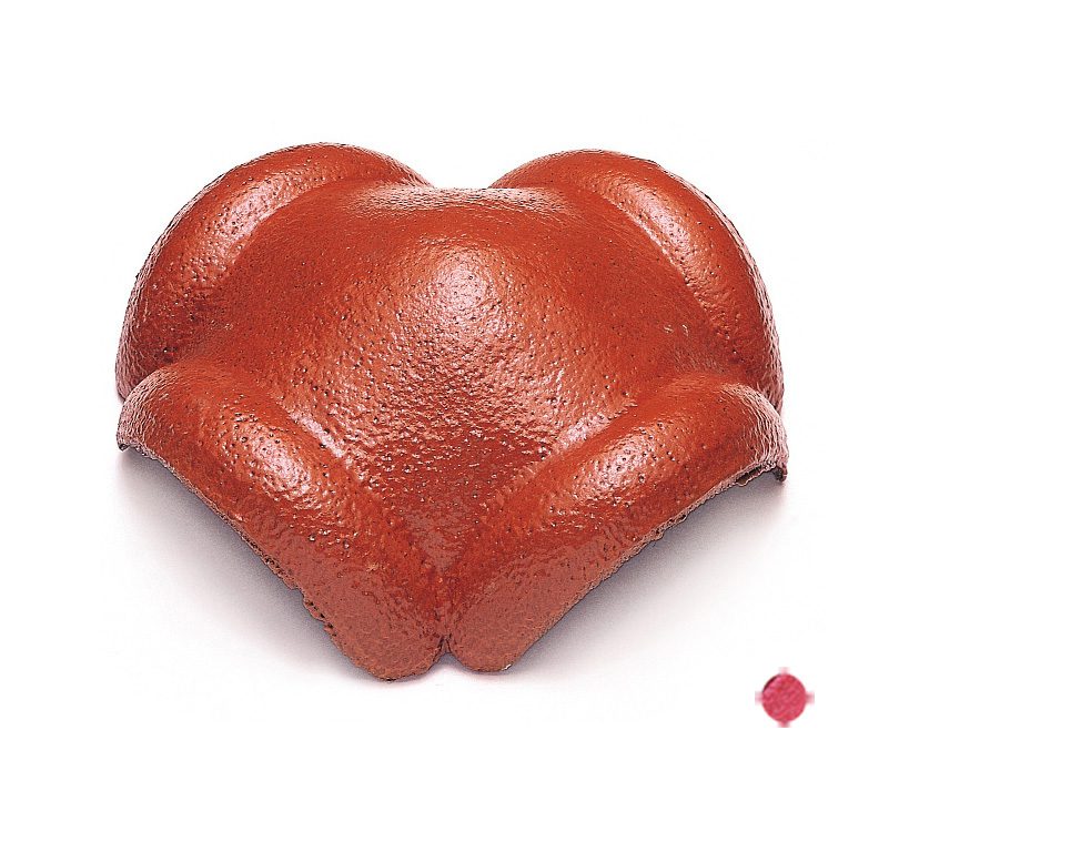 ครอบโค้ง 4 ทาง คอนกรีต SCG สีแดงกุหลาบ