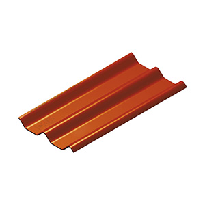 กระเบื้องหลังคา SCG ไฟเบอร์ซีเมนต์ รุ่น ลอนคู่ไฮบริด สีหมากสุก ขนาด 50x150x0.55 ซม.