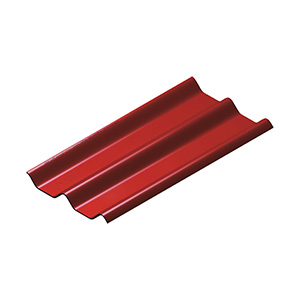 กระเบื้องหลังคา SCG ไฟเบอร์ซีเมนต์ รุ่น ลอนคู่ไฮบริด สีแดง ขนาด 50x150x0.55 ซม.