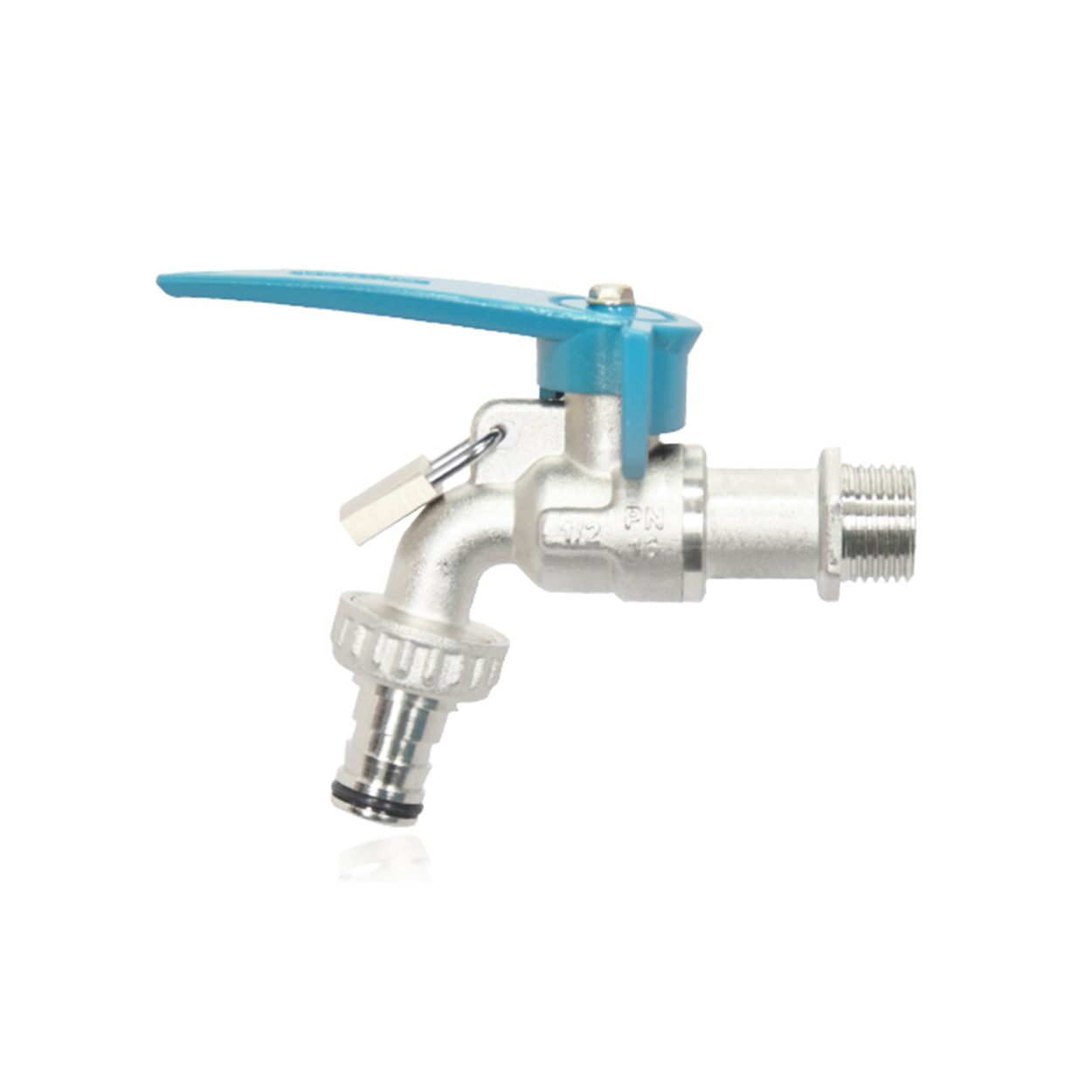 SANWA ก๊อกบอลสนามล็อคกุญแจ รุ่น CKT 15 L ขนาด 1/2 นิ้ว