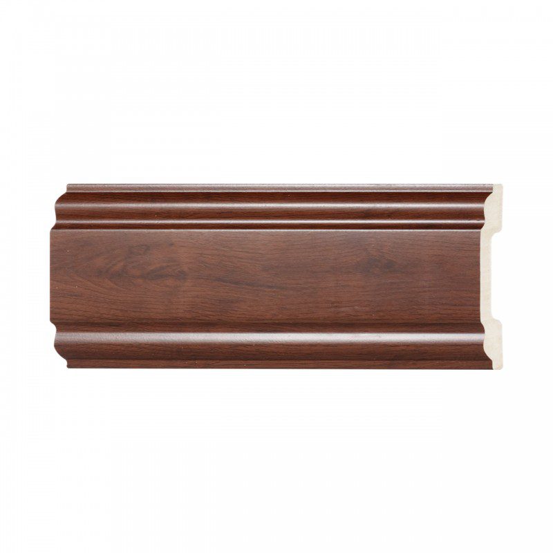 ไม้บัวกลาง YES MOULDING รุ่น BG004-01 สีไม้สัก ยาว 3 เมตร