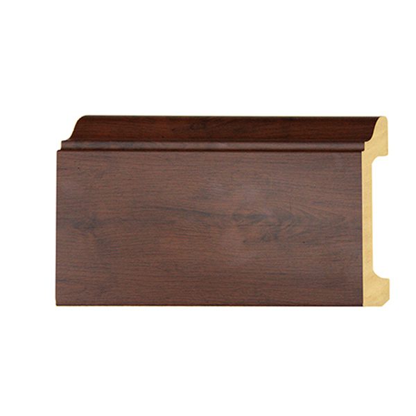 ไม้บัวล่าง YES MOULDING รุ่น BL004-01 สีไม้สัก ยาว 3 เมตร