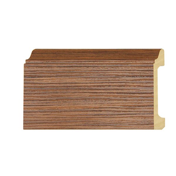 ไม้บัวล่าง YES MOULDING รุ่น BL004-04 สีไม้สักอ่อน ยาว 3 เมตร