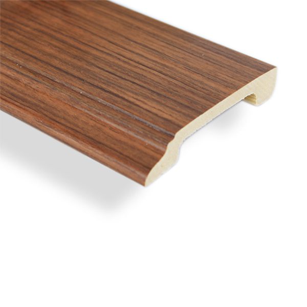 ไม้บัวล่าง YES MOULDING รุ่น BL004-01 สีไม้สัก ยาว 3 เมตร