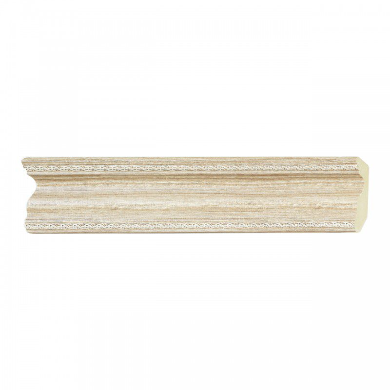 ไม้บัวบน YES MOULDING รุ่น PB001-19 สีเบจ ยาว 3 เมตร