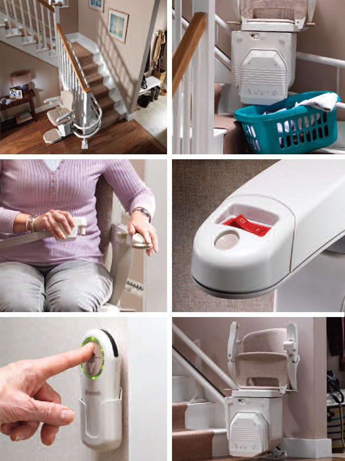 ภาพ: ลิฟต์บันได (Stair Lift) สะดวก ปลอดภัย ใช้งานง่าย ให้ผู้สูงอายุสามารถขึ้น-ลงบันไดได้ด้วยตัวเอง