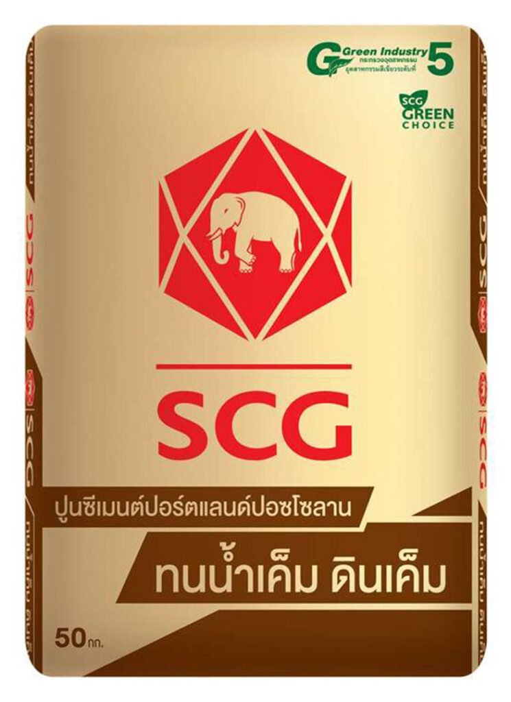 ปูนซีเมนต์ปอร์ตแลนด์ปอซโซลาน ทนน้ำเค็ม ดินเค็ม