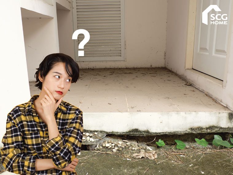 พื้นรอบบ้านทรุด แตกร้าว เห็นโพรงใต้บ้าน บ้านจะทรุดจนพังไหม ?