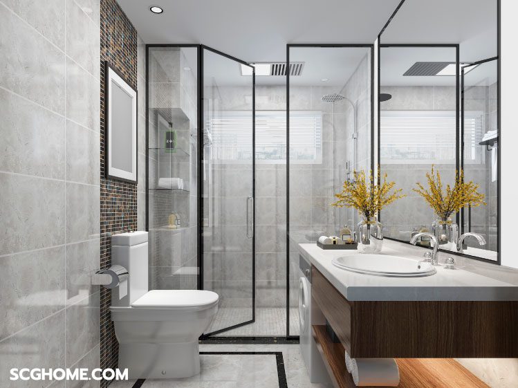 กั้นสัดส่วนห้องอาบน้ำอย่างไรได้บ้าง?