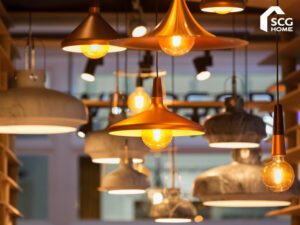 ตกแต่งไฟในบ้าน เลือกโคมไฟแบบไหนให้บ้านสวย ใช้งานดี