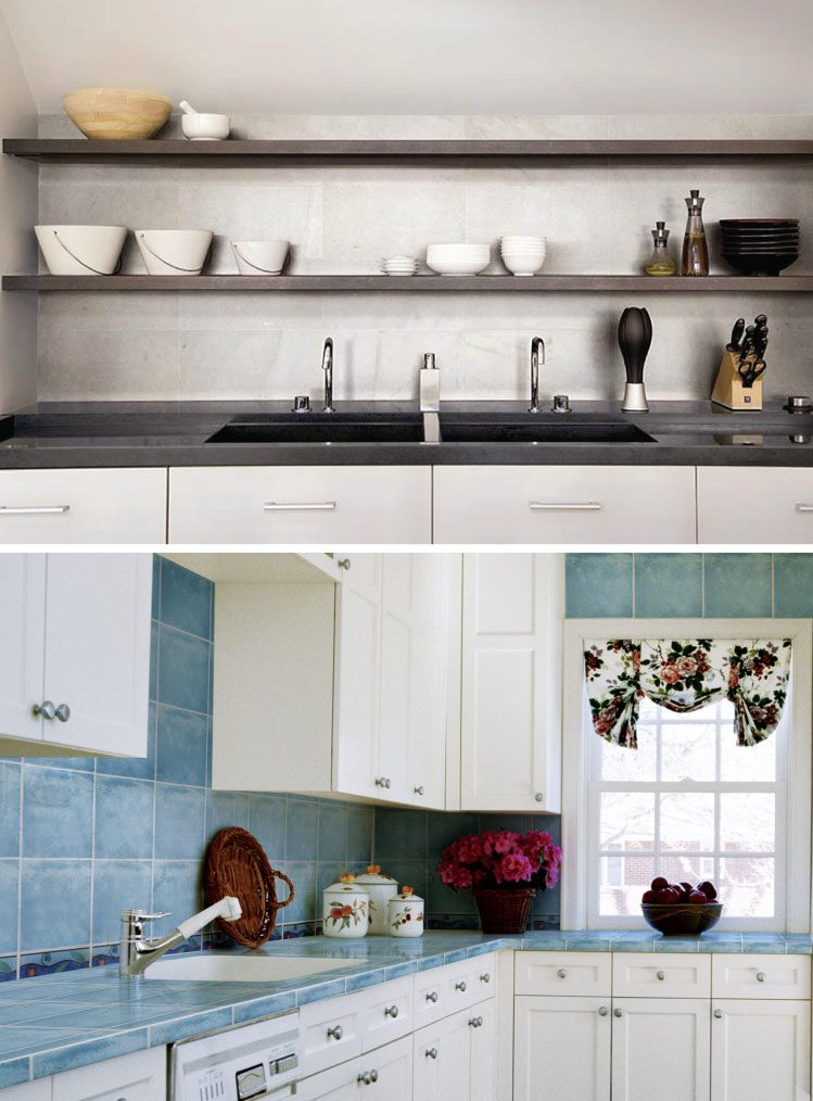 สารพัดวัสดุพื้นผนัง ตกแต่งห้องครัว