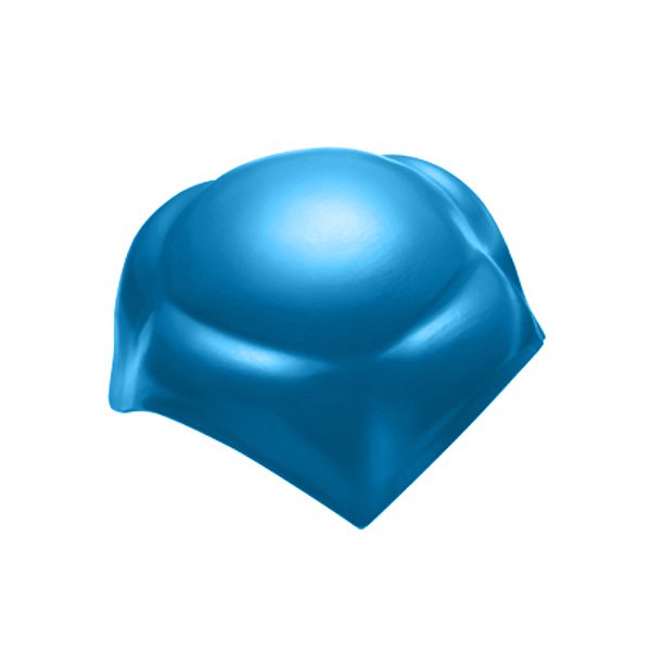 ครอบโค้ง 4 ทาง หลังคา เอสซีจี รุ่นลอนคู่ ไอบริด สีน้ำทะเล