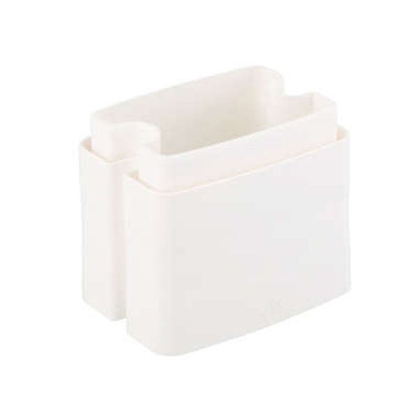 ข้อต่อตรง รางน้ำฝน SCG (เหลี่ยม) รุ่น Deluxe และ Smart สีขาว