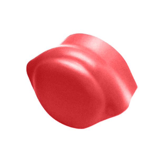 ครอบโค้งปิดปลาย ไฟเบอร์ซีเมนต์ เอสซีจี รุ่นลอนคู่ สีแดง