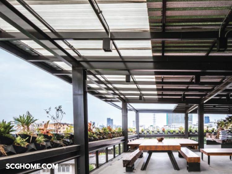 ต่อเติมพื้นที่นั่งเล่นให้น่านั่งและแข็งแรง