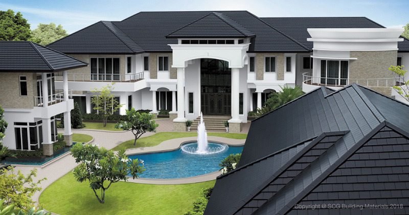 EXCELLA OBSIDIAN GREY หลังคาเซรามิค หรูหราด้วยเฉดสีใหม่