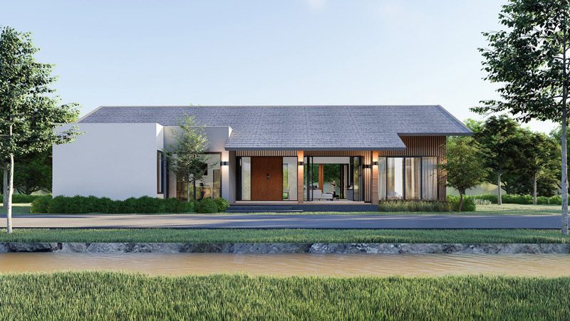 รวม 7 แบบบ้านชั้นเดียว หลายสไตล์ หลากอารมณ์