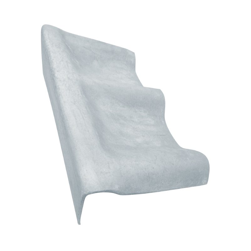 ครอบสันเพิงแหงน ไฟเบอร์ซีเมนต์ รุ่นลอนคู่ เอสซีจี สีซีเมนต์ ขนาด 150 ซม.