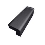 ครอบปิดปลายปั้นลม กระเบื้องหลังคา scg รุ่นเพรสทีจ สีมิดไนท์เกรย์ ขนาด 23x34x14 ซม.