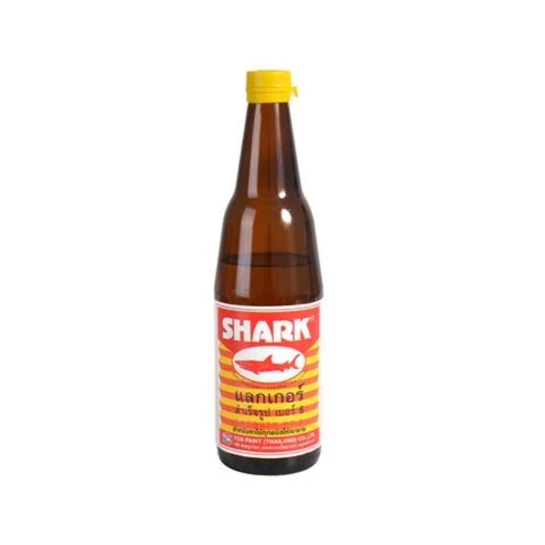 แลคเกอร์ SHARK รุ่น เบอร์ 6 ขวดใหญ่ สีใส ขนาด 480 มล.