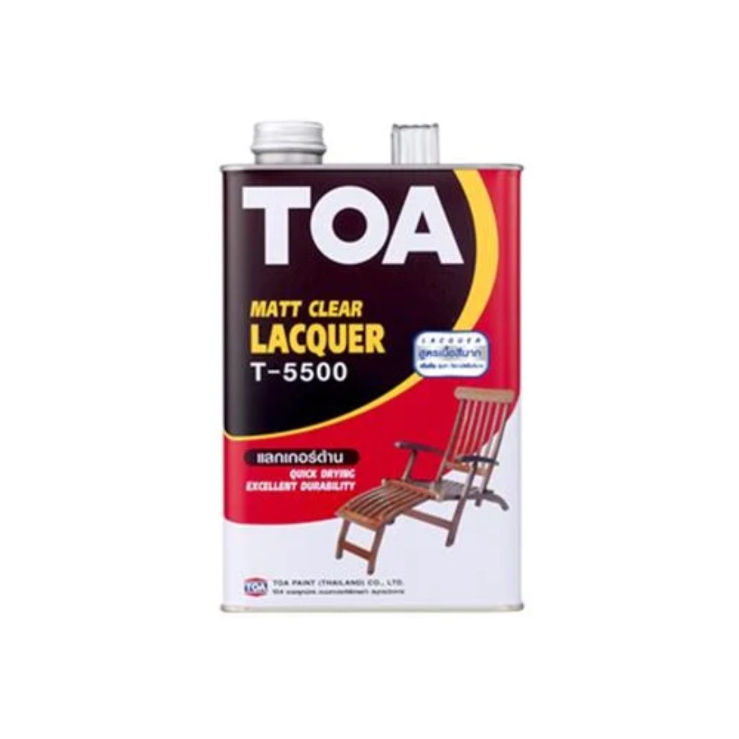 แลคเกอร์ด้าน TOA รุ่น T-5500 สีใส ขนาด 1/4 แกลลอน
