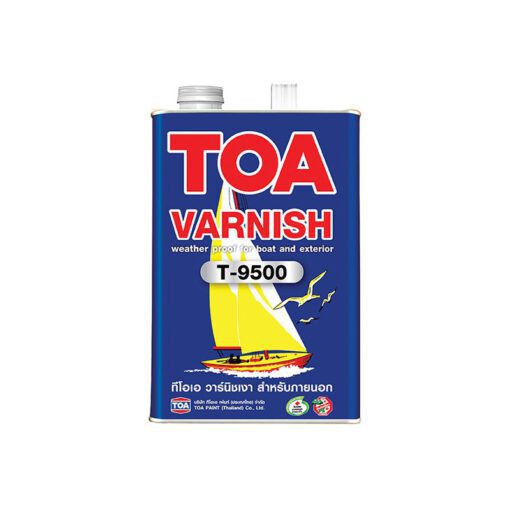 น้ำมันวานิชเงาภายนอก TOA รุ่น T-9500 สีใส ขนาด 1/4 แกลอน