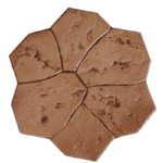 แสตมป์เพฟ ฟลอเรนซ์ สีส้ม กระเบื้องคอนกรีตปูพื้น เอสซีจี