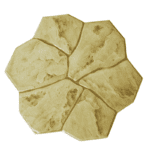 กระเบื้องคอนกรีตปูพื้น เอสซีจี รุ่น แสตมป์ เพฟ ลายฟลอเรนซ์ สีเหลือง