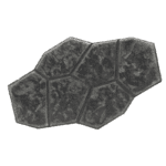 แสตมป์เพฟ ลายตูริน สีเทา กระเบื้องคอนกรีตปูพื้น เอสซีจี