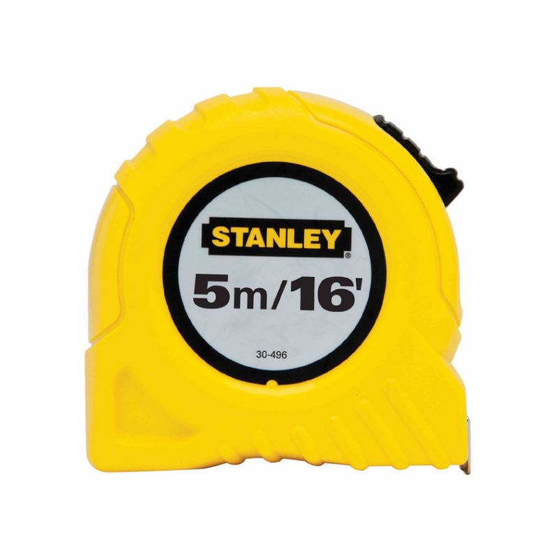 ตลับเมตร STANLEY รุ่น Global Tape 30-496 5 เมตร 16 ฟุต สีเหลือง