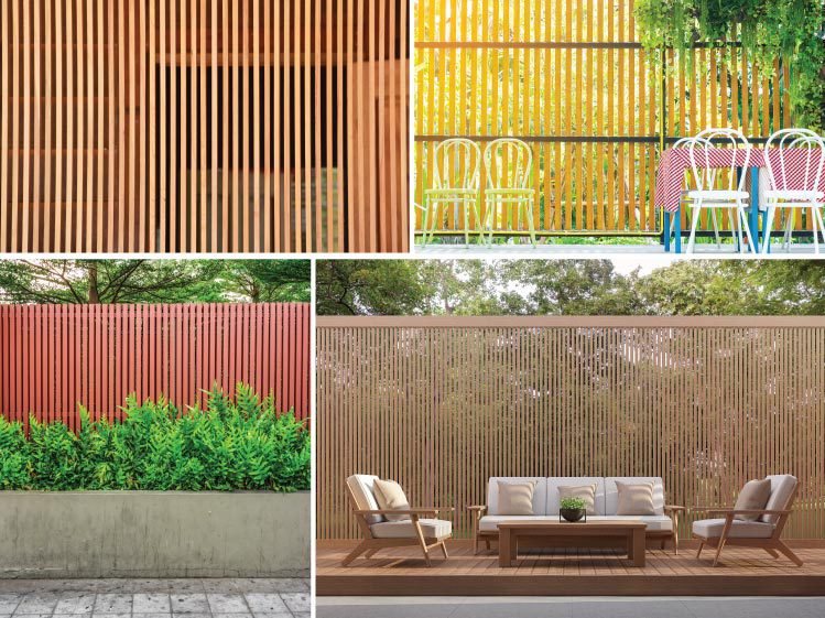 รั้วระแนงไม้ ระแนงบังตา เลือกตีระแนงแบบไหนดี 06