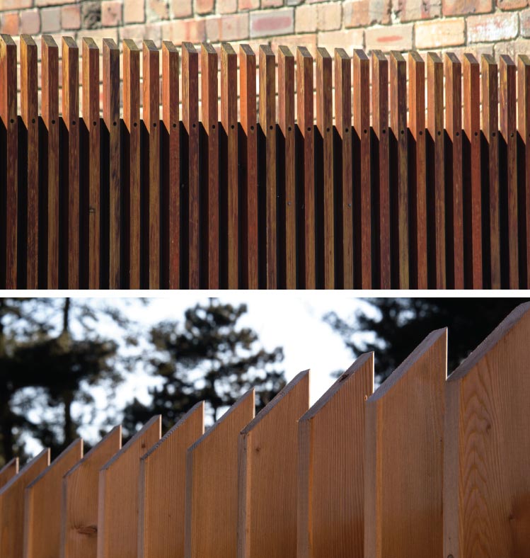 รั้วระแนงไม้ ระแนงบังตา เลือกตีระแนงแบบไหนดี 09