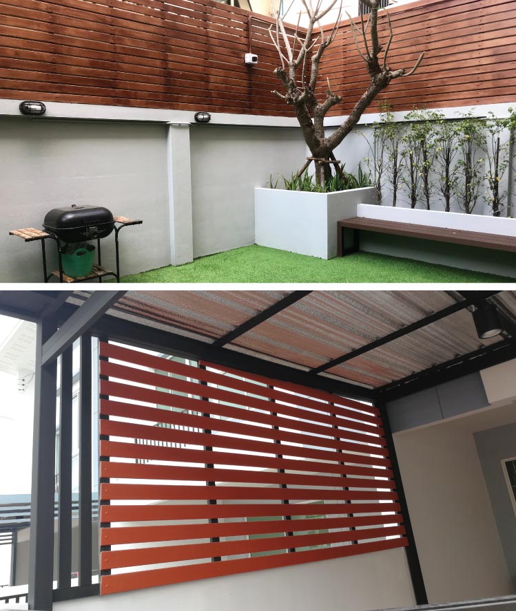 รั้วระแนงไม้ ระแนงบังตา เลือกตีระแนงแบบไหนดี 11