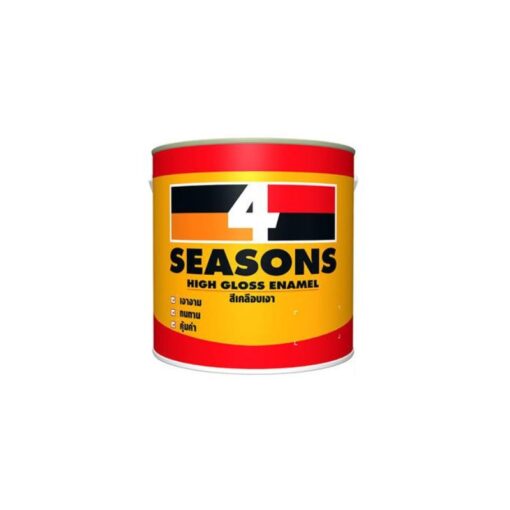 สีน้ำมันเคลือบเงา TOA รุ่น 4 Seasons เบส D ขนาด 1/4 แกลลอน