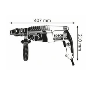 สว่านโรตารี่ BOSCH รุ่น GBH2-26DFR ขนาด 26 มม. 800 Watt