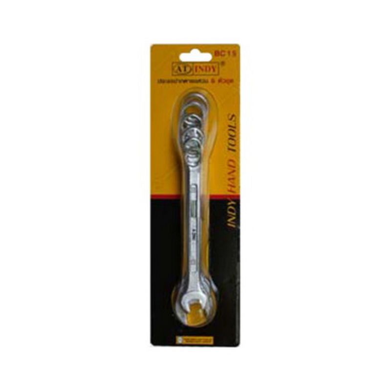 ประแจปากตายข้างแหวน AT INDY รุ่น BC15 6 ตัว/ชุด