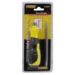 ไขควงหัวสลับ AT INDY รุ่น A284 สีเหลืองดำ ขนาด 4 นิ้ว