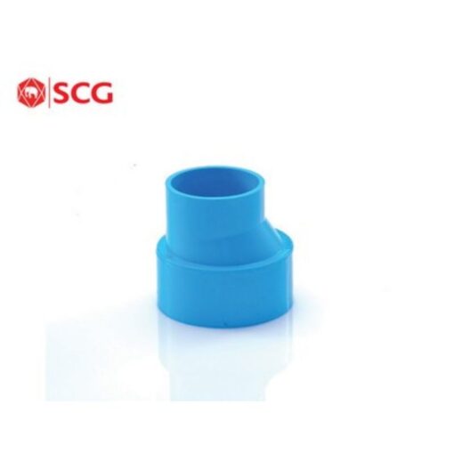 ข้อต่อตรง PVC ลด-บาง ฟ้า ตราช้าง SCG