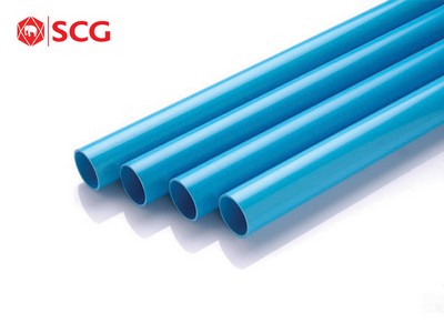 ท่อ PVC SCG-พรีเมี่ยม สีฟ้า ชั้น 8.5 ปลายเรียบ