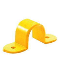 กิ๊ปจับท่อ PVC ขนาด 3/4 นิ้ว (20) สีเหลือง