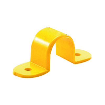 กิ๊ปจับท่อ PVC ขนาด 1/2 นิ้ว (18) สีเหลือง