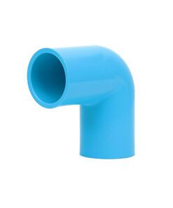 ข้อต่องอ 90 PVC สีฟ้า ขนาด 1/2 นิ้ว สีฟ้า
