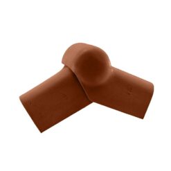 ครอบปิดจั่วปรับมุมตัวบน หลังคา SCG ลอนคู่ สีเปลือกมังคุด