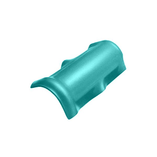 ครอบสันโค้ง หลังคา เอสซีจี ลอนคู่ สีเขียวสมุทร