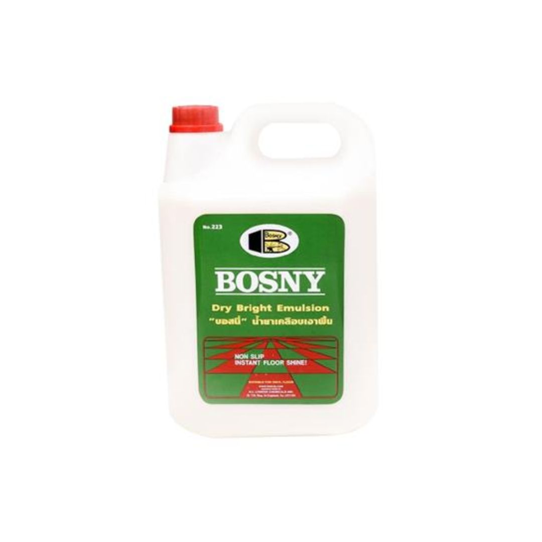 น้ำยาเคลือบเงาพื้น BOSNY Dry Bright Emulsion รุ่น No. 233 ขนาด 4 กก.