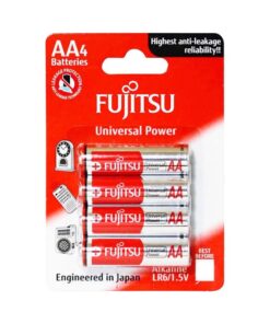 Fujitsu ถ่านอัลคาไลน์ Universal รุ่น LR6 Size AA 1.5V แพ็ค 4