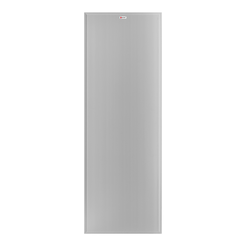 ประตู PVC บาธติค รุ่น คลาสสิค BP1 สีเทา เจาะ ขนาด 70×200 ซม.
